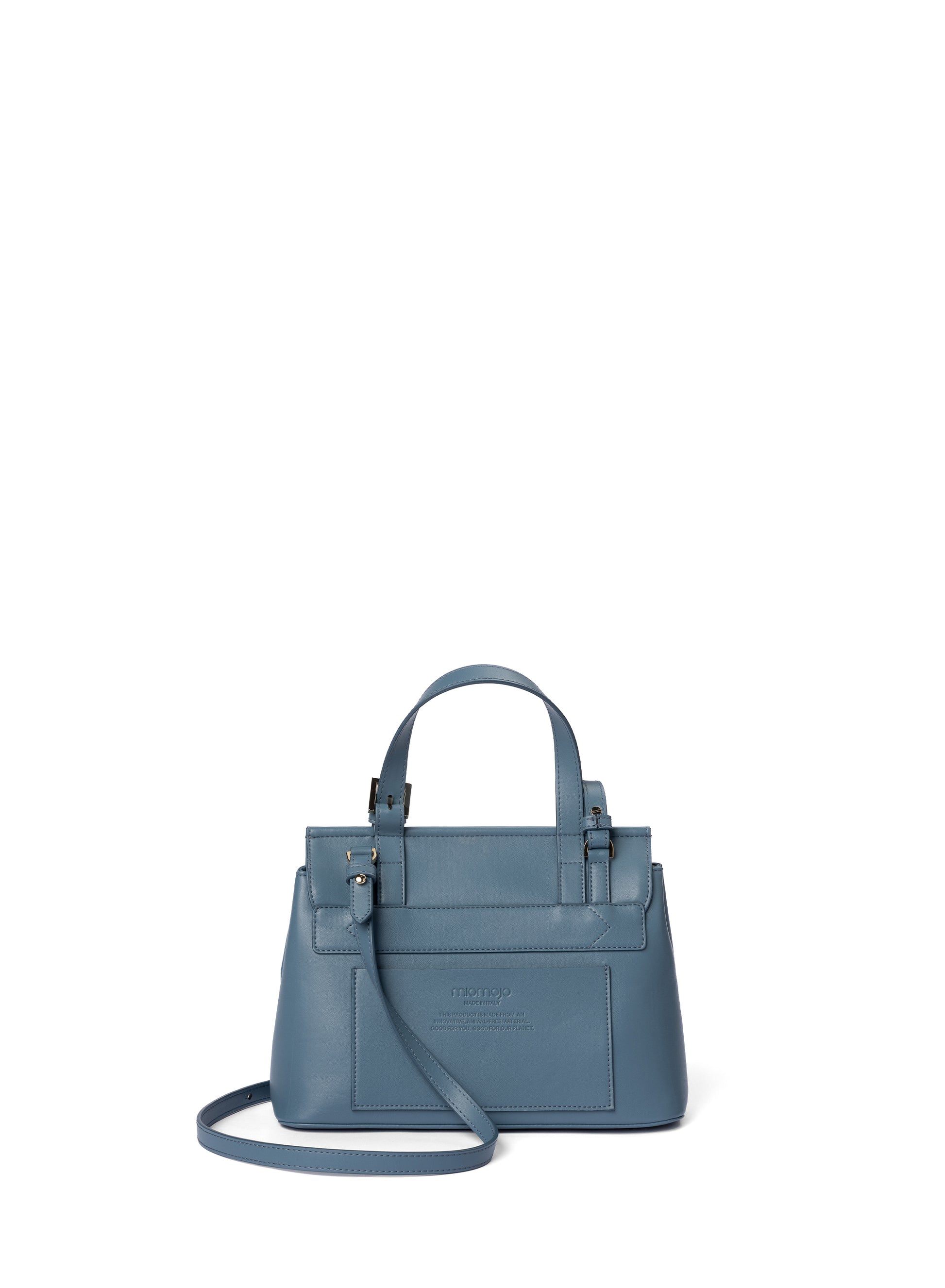 Tecla Borsa a mano azzurra Cielo: borsa vegan Corn Miomojo