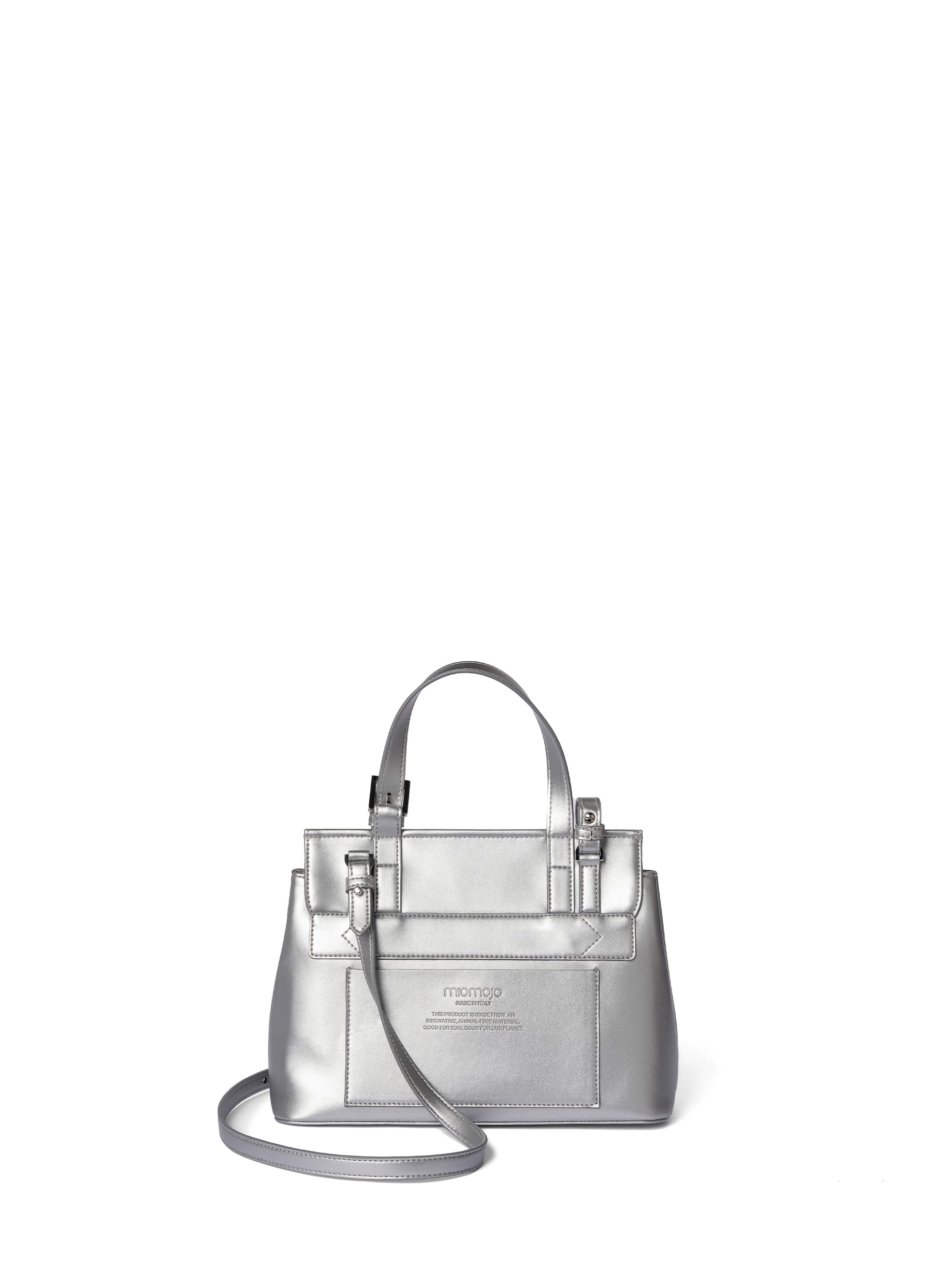 Tecla S Crossbody Silver Made from apple Miomojo - 2