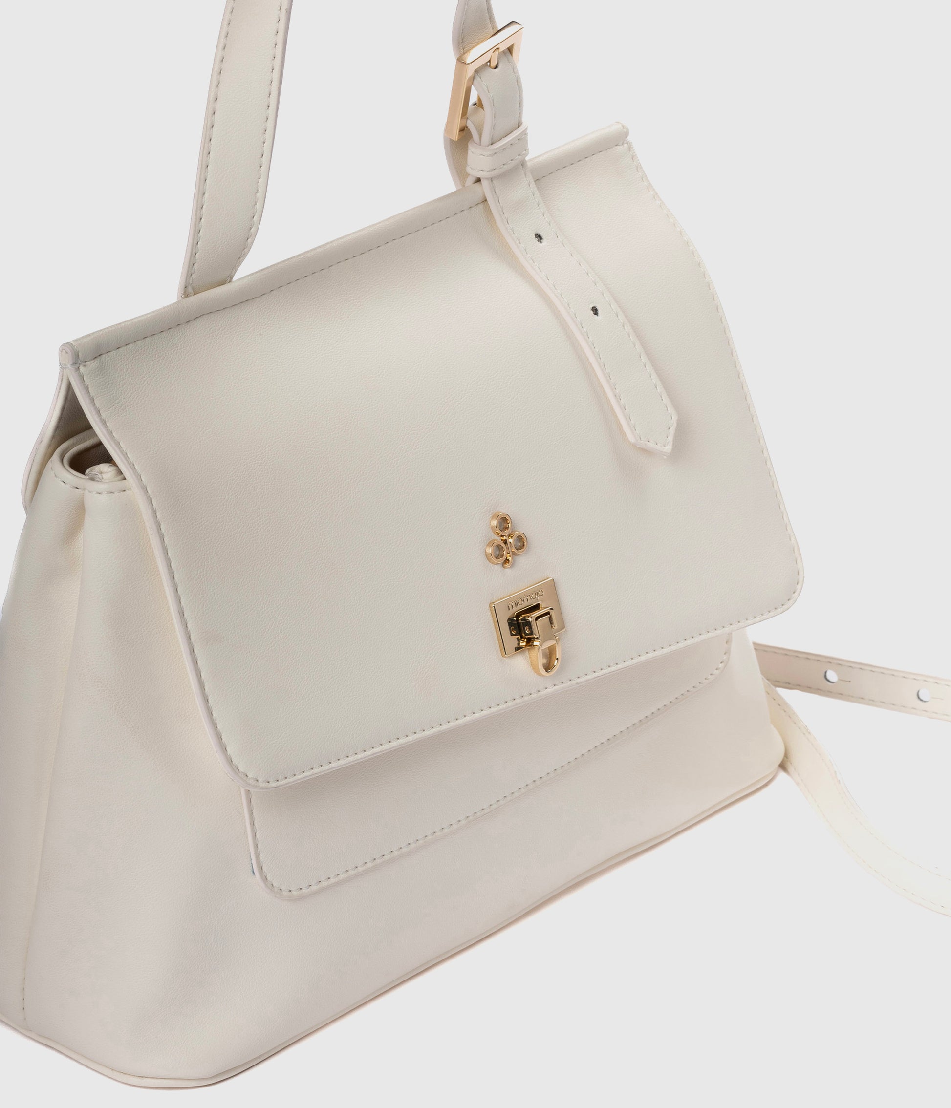 Tecla Handbag S - Coconut (Corn-based)