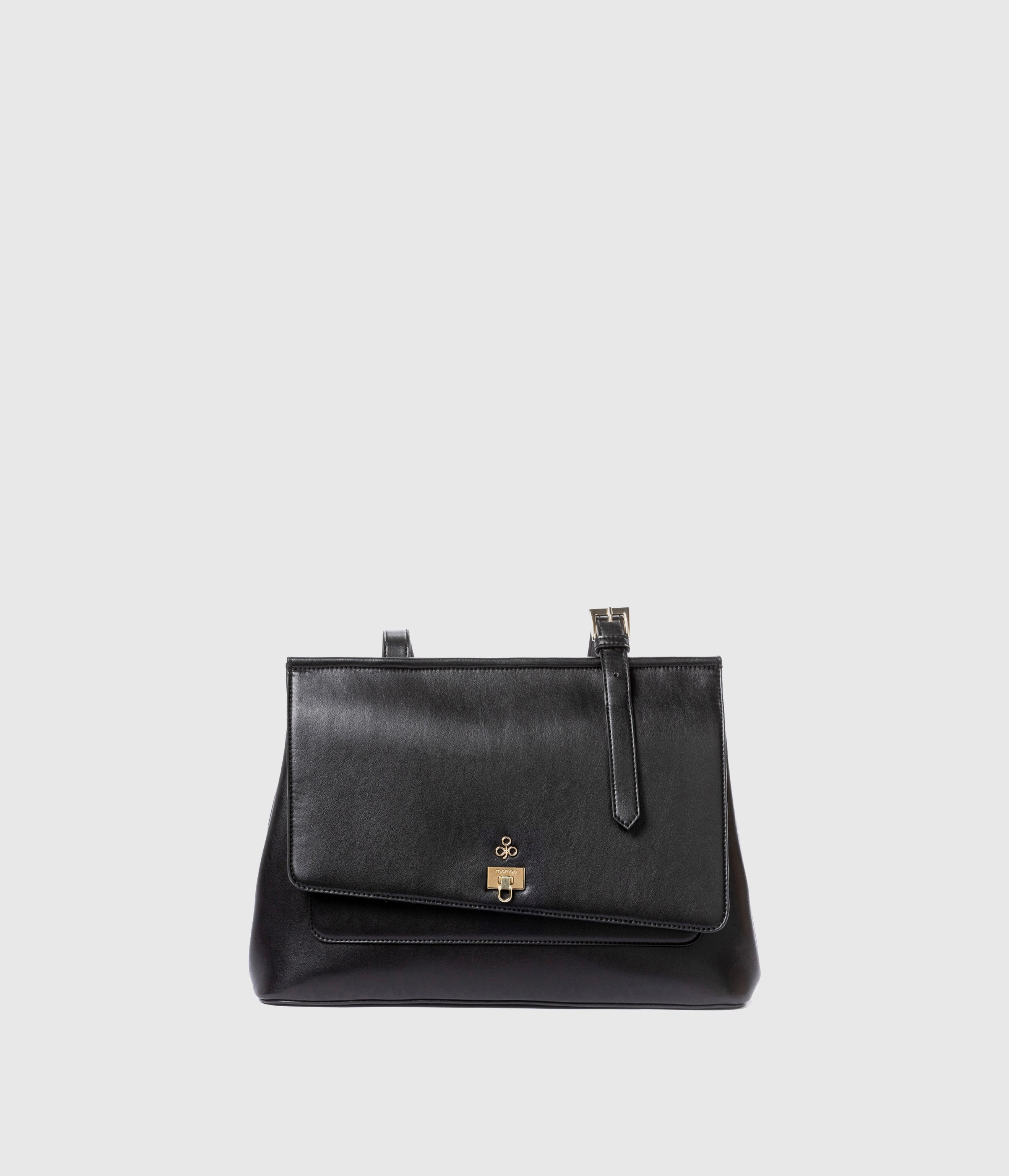Tecla handbag Black: vegan bag | Corn | Miomojo