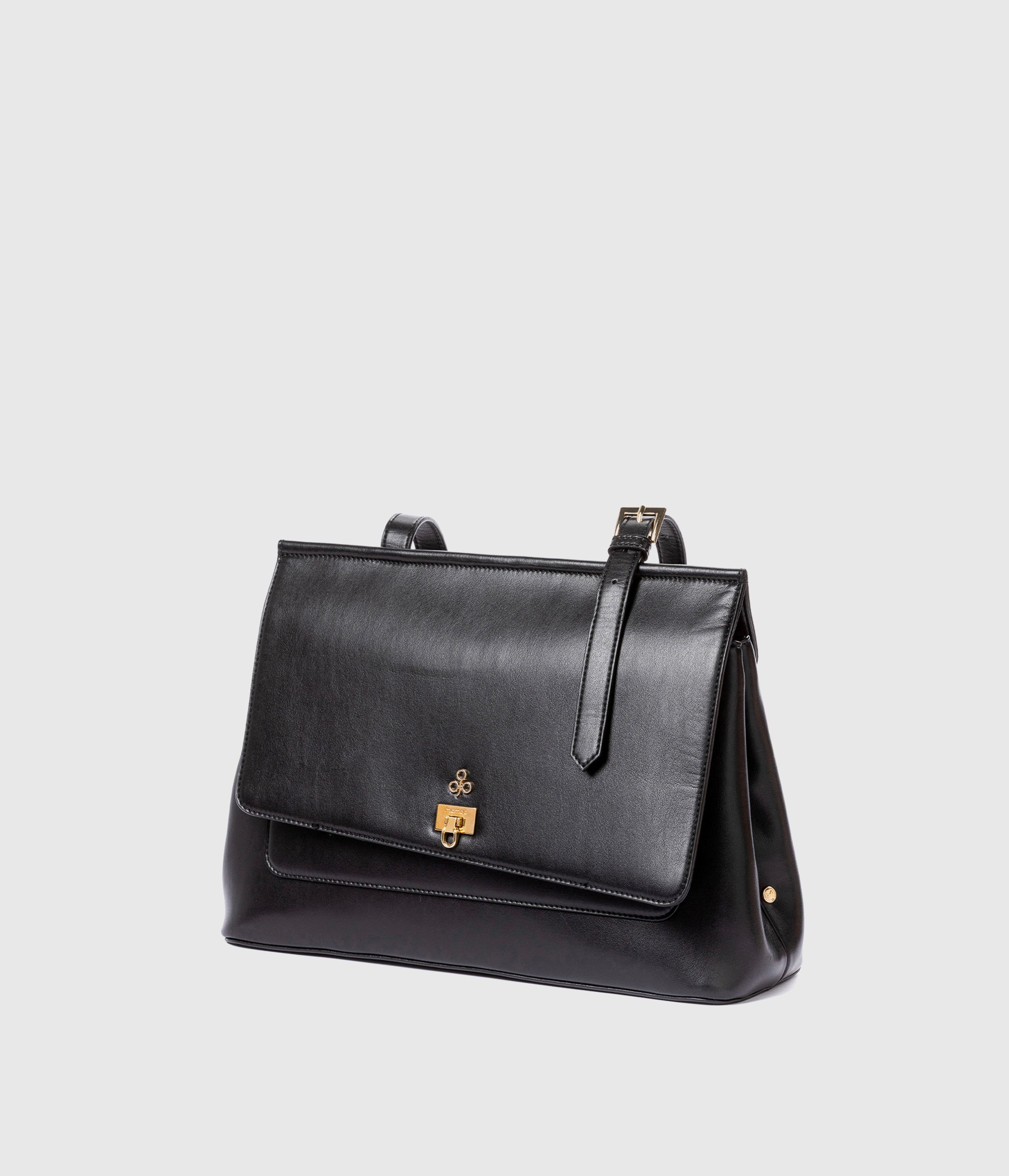 Tecla handbag Black: vegan bag | Corn | Miomojo